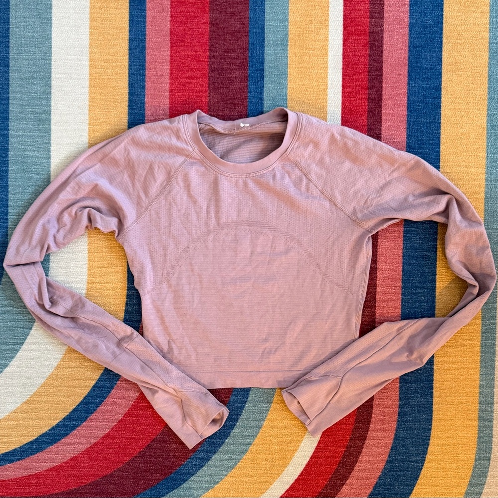 Lululemon Women's Long Sleeve Top in Mauve
